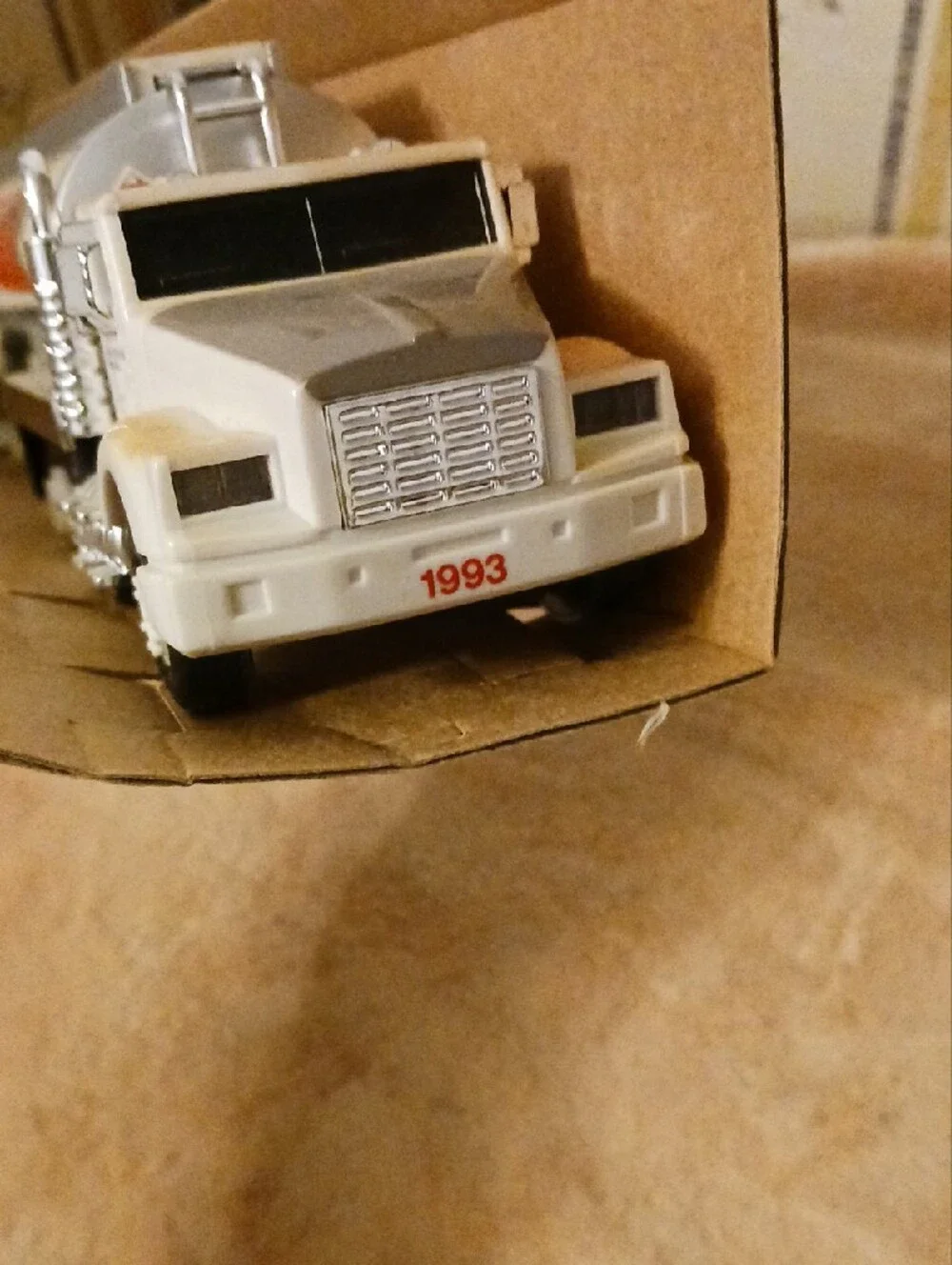 Red & Silver Toy Tanker Truck - Rely on the Tiger